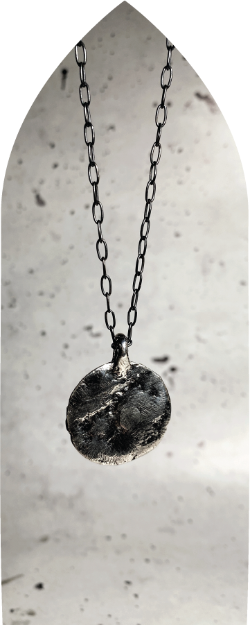 Large 2025 moon pendant