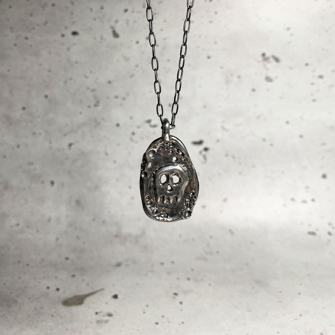 large skull pendant