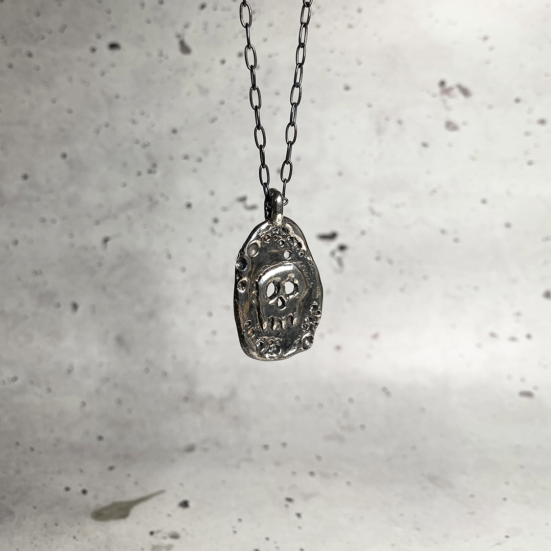 large skull pendant