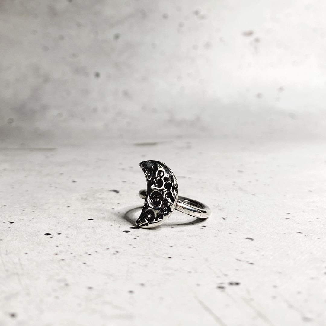 holey moon ring